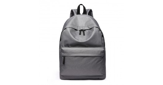 700D - Miss Lulu Classic Large Capacity Unisex Everyday Backpack - Grey