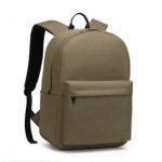 E1930 – Kono Durable Polyester Everyday Backpack With Sleek Design – Brown