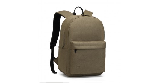 E1930 - Kono Durable Polyester Everyday Backpack With Sleek Design - Brown