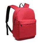 E1930 – Kono Durable Polyester Everyday Backpack With Sleek Design – Red