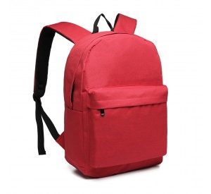 E1930 - Kono Durable Polyester Everyday Backpack With Sleek Design - Red