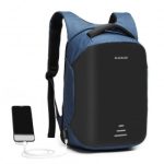 E1946 – KONO REFLECTIVE USB CHARGING INTERFACE BACKPACK – NAVY