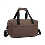 E1960S – Kono Lightweight Multi Purpose Unisex Sports Travel Duffel Bag – Brown