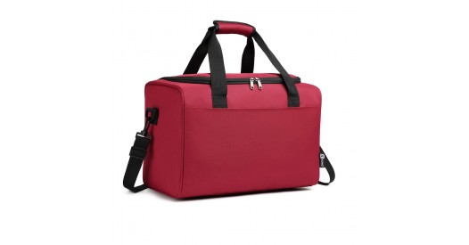 E2016S - Kono Structured Travel Duffle Bag - Burgundy