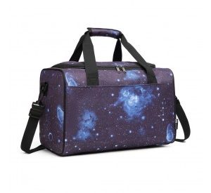 E2016S - Kono Structured Travel Duffle Bag - Galaxy Blue