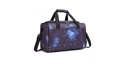 E2016S - Kono Structured Travel Duffle Bag - Galaxy Blue