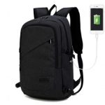 E6715 – Kono Business Laptop Backpack with USB Charging Port – Black
