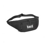 EA2136 – Kono Lightweight Fashion Sports Bum Bag For Men And Women – Black