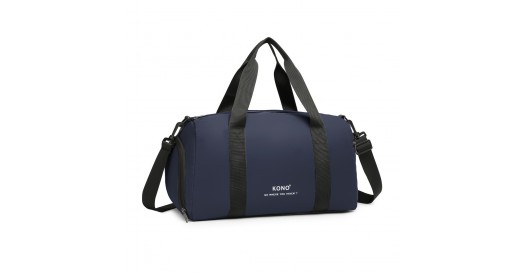 EA2305 – Kono Waterproof Duffel Bag Lightweight Sports Gym Bag With Shoes Compartment – Navy