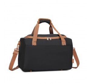EA2321 - Kono Spacious Travel Storage Bag Handbag - Black And Brown