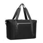 EA2402 – Kono Multifunctional Large Capacity Lightweight Water-Resistant Travel and Gym Duffel Bag with Wet and Dry Separation Compartment – Black