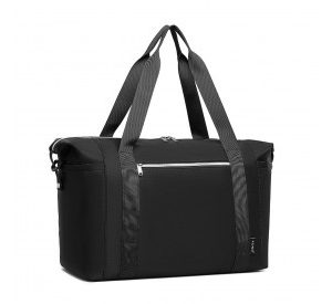 EA2402 - Kono Multifunctional Large Capacity Lightweight Water-Resistant Travel and Gym Duffel Bag with Wet and Dry Separation Compartment - Black