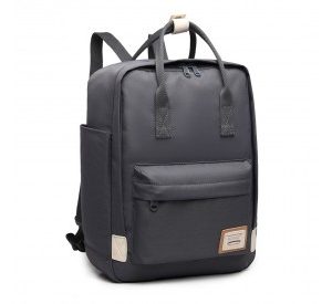 EB2017 - Kono Large Polyester Laptop Backpack - Grey