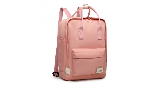 EB2017 - Kono Large Polyester Laptop Backpack - Pink