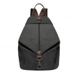 EB2044 – Kono Fashion Anti-Theft Canvas Backpack – Black