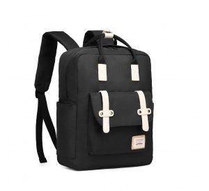 EB2211 - Kono Casual Daypack Lightweight Backpack Travel Bag - Black
