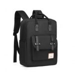 EB2211 – Kono Casual Daypack Lightweight Backpack Travel Bag – Full Black