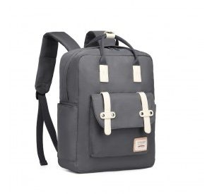 EB2211 - Kono Casual Daypack Lightweight Backpack Travel Bag - Grey