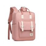 EB2211 – Kono Casual Daypack Lightweight Backpack Travel Bag – Pink