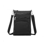 EB2228 – Kono Casual Multi Pocket RFID Blocking Cross body Bag – Black