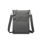 EB2228 – Kono Casual Multi Pocket RFID Blocking Cross body Bag – Grey