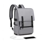 EG2032 – Kono Smart Practical Backpack with USB Chargable Interface – Grey