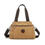 EH2045 – Kono Canvas Multi-Functional Cross Body Bag – Brown