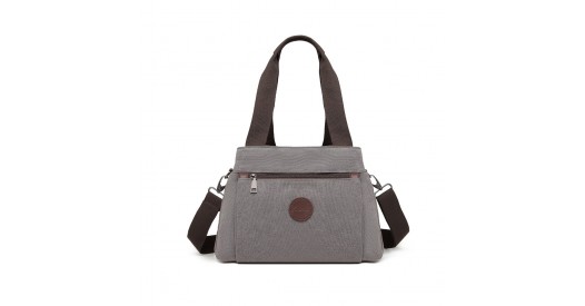 EH2045 - Kono Canvas Multi-Functional Cross Body Bag - Grey