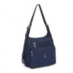 EH2063 – Kono Three Way Multipurpose Casual Shoulder Bag With Double Zippers – Navy