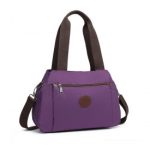 EH2239 – Kono Waterproof Multi-Functional Handbag Cross Body Bag – Purple