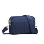 EH2258 – Kono Multi Pocket Waterproof Small Crossbody Bag – Navy