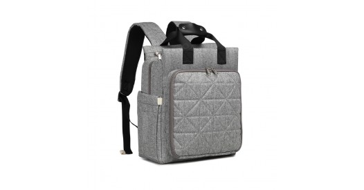 EM2105 - Kono Simple Lightweight Maternity Changing Bag - Grey