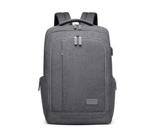 EM2111 - Kono Multi-Compartment Backpack with USB Port - Grey