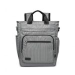 EM2137 – Kono Durable Waterproof Multi Men’s Backpack Shoulder Bag – Grey