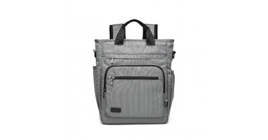 EM2137 - Kono Durable Waterproof Multi Men’s Backpack Shoulder Bag - Grey