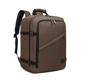 EM2231M - Kono Lightweight Cabin Bag Travel Business Backpack - Brown