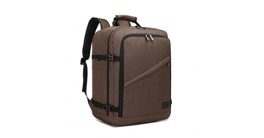 EM2231M - Kono Lightweight Cabin Bag Travel Business Backpack - Brown