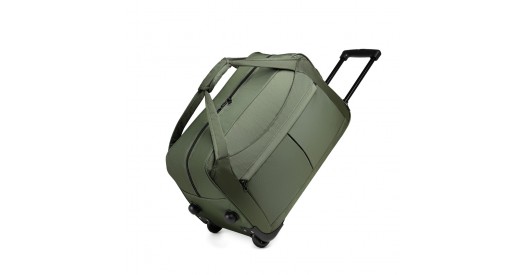 EQ2235 - Kono Foldable Large Capacity Trolley Travel Bag - Green