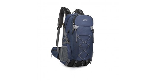EQ2238 - Kono Multi Functional Outdoor Hiking Backpack With Rain Cover - Navy