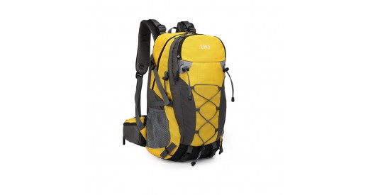 EQ2238 - Kono Multi Functional Outdoor Hiking Backpack With Rain Cover - Yellow