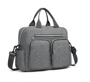 EQ2248 - Kono Durable And Functional Changing Tote Bag - Grey