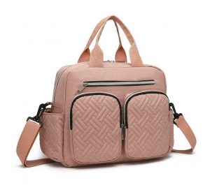 EQ2248 - Kono Durable And Functional Changing Tote Bag - Pink