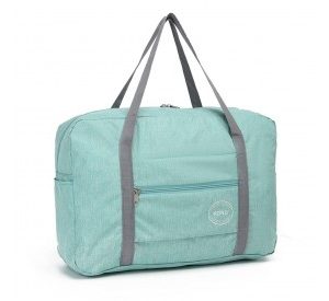 EQ2256 - Kono Foldable Waterproof Storage Travel Handbag - Green