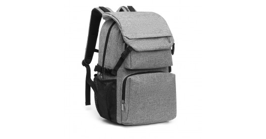 EQ2304 – Kono Men’s Versatile and Sleek Urban Commuter Backpack – Grey
