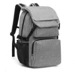 EQ2304 – Kono Men’s Versatile and Sleek Urban Commuter Backpack – Grey