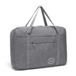 EQ2308 – Kono Foldable Waterproof Storage Cabin Travel Handbag – Grey