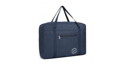 EQ2308 – Kono Foldable Waterproof Storage Cabin Travel Handbag – Navy