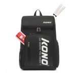 EQ2313 – Kono Versatile Sports Backpack With Independent Shoe Compartment – Black