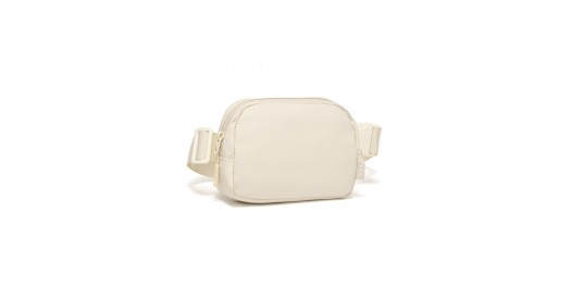 EQ2345 - Kono Sleek And Stylish Minimalist Classic Waterproof Waist Pack - Beige