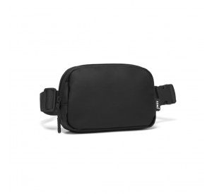 EQ2345 - Kono Sleek And Stylish Minimalist Classic Waterproof Waist Pack - Black